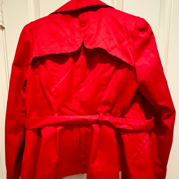 H&M Double Breasted Pink Short Trench Coat Jacket Size US10 EU40. Fits like a 6 - Picture 8 of 8